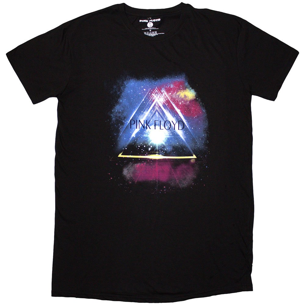 Pink Floyd - Space Prism T-Shirt-Kleid - Schwarz